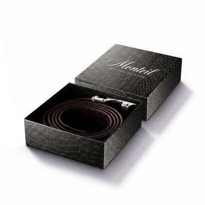 Molteil Belt - Full Grain Black Wide