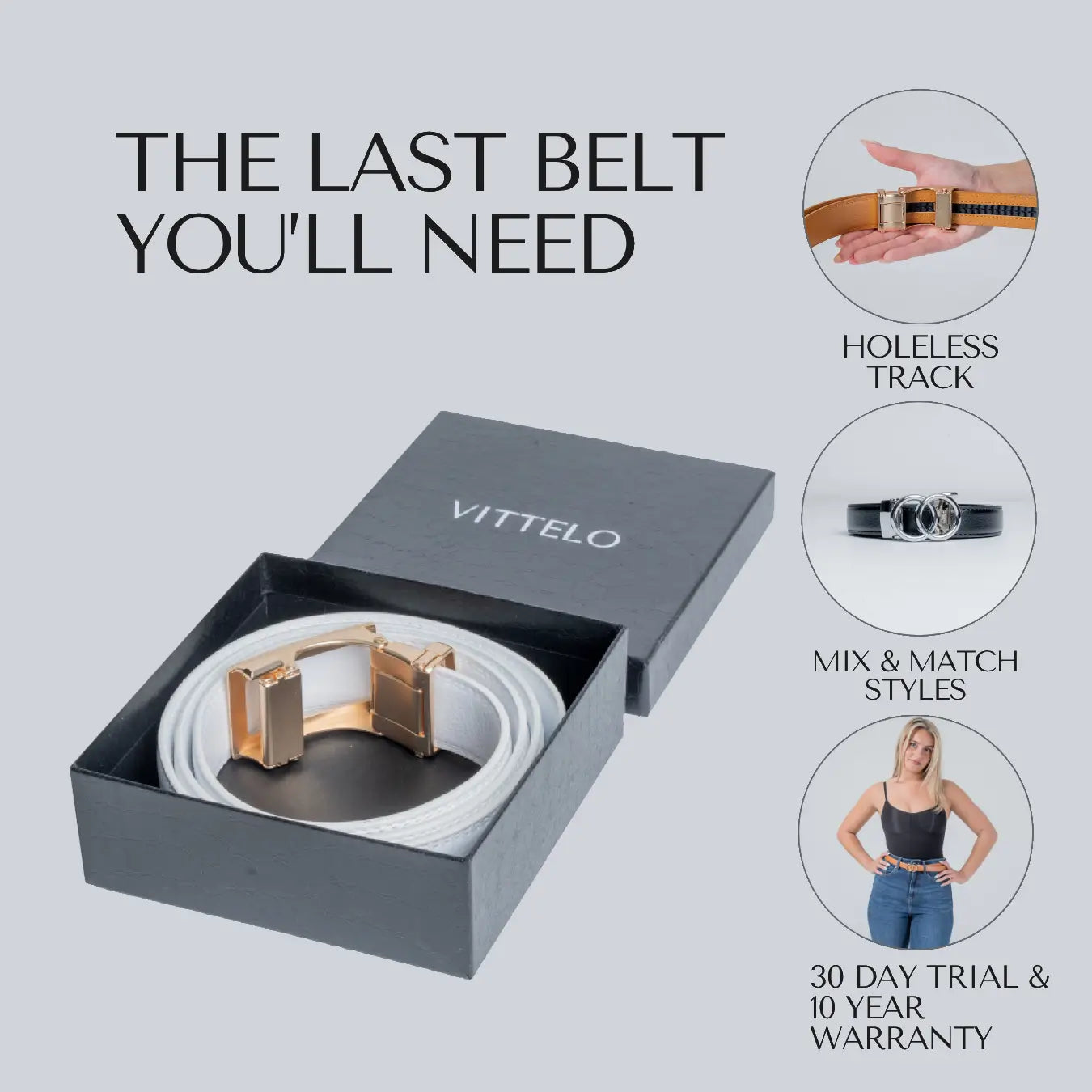 Molteil Belt Women | 3 Pack