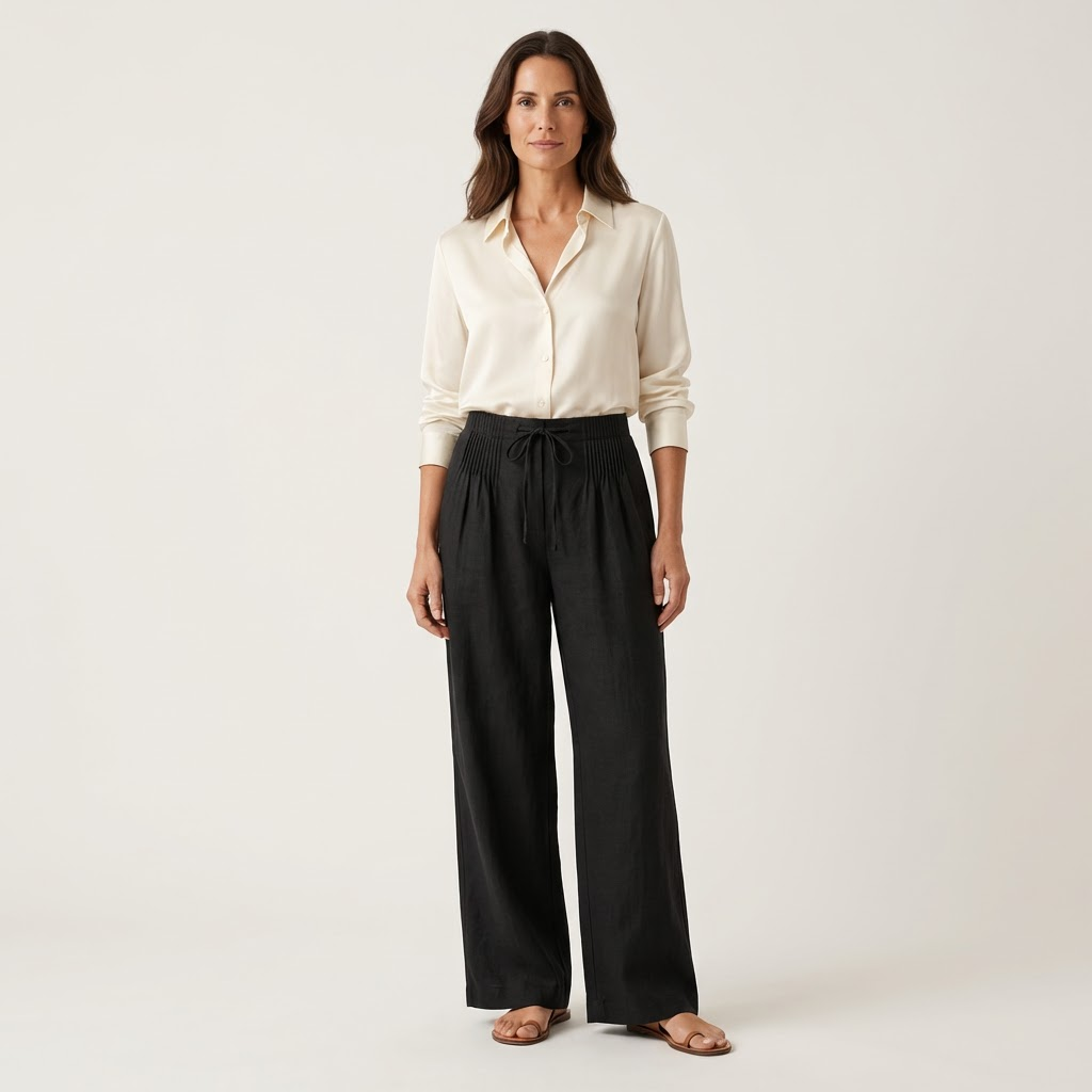 Miara | Wide-Leg Linen Pant - Image 8