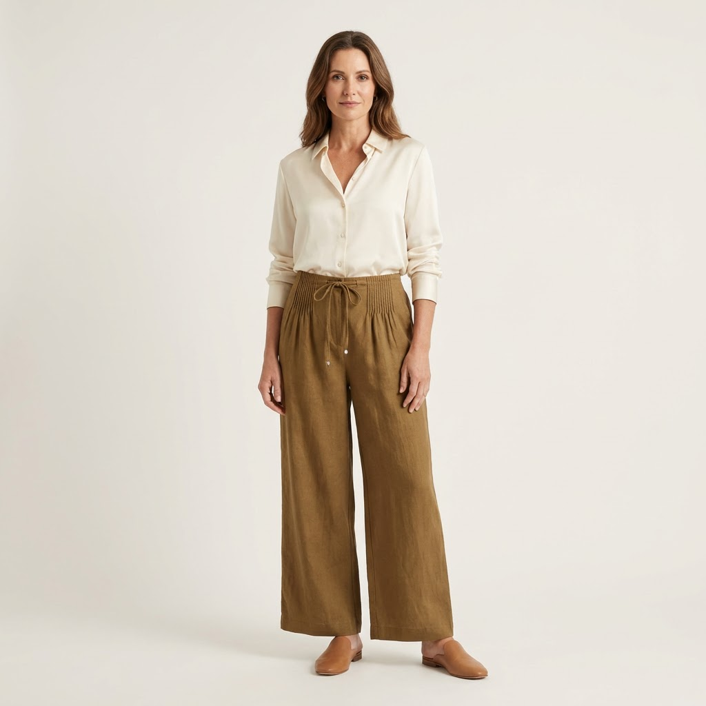 Miara | Wide-Leg Linen Pant - Image 12