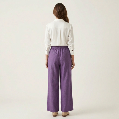 Miara | Wide-Leg Linen Pant - Image 7