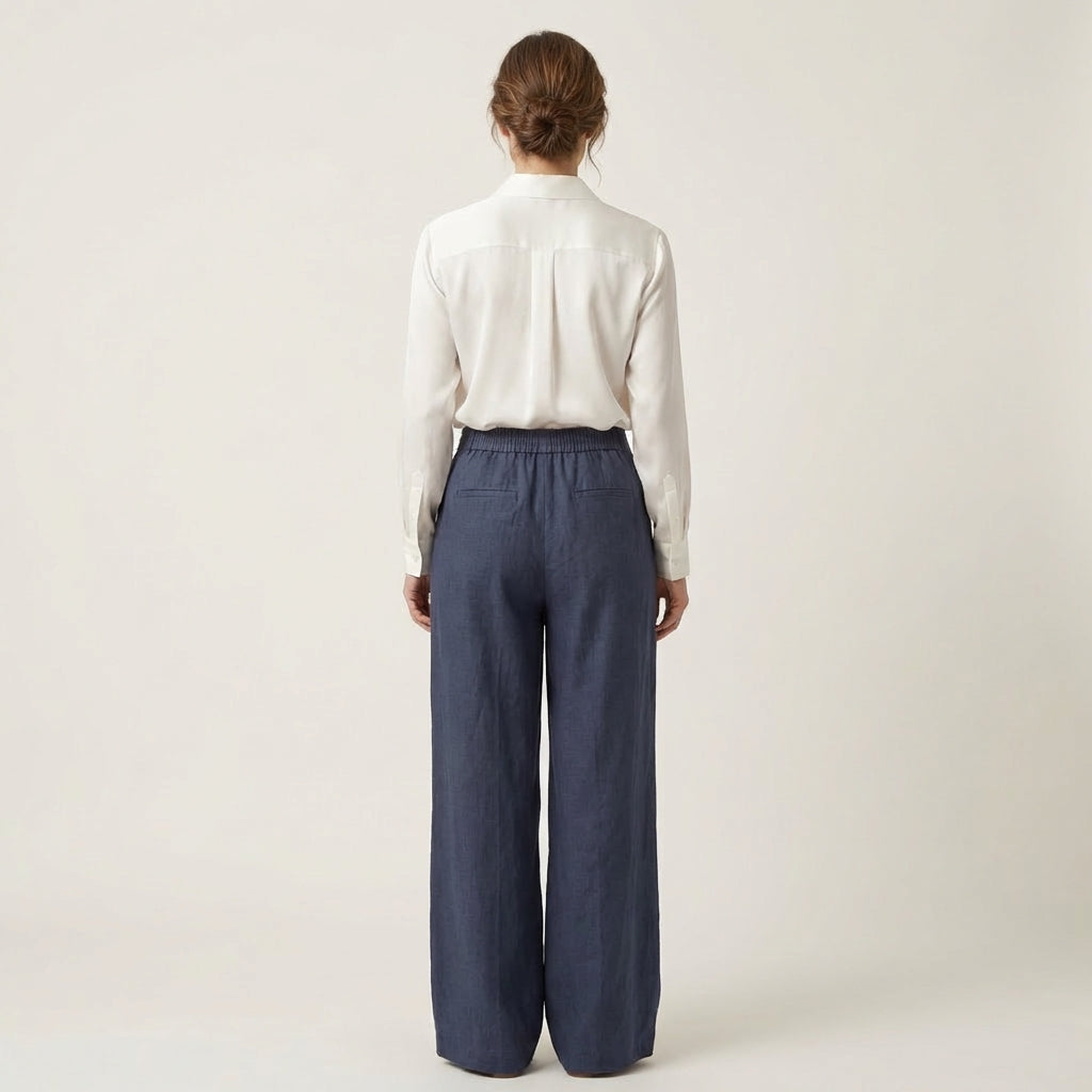 Miara | Wide-Leg Linen Pant - Image 3