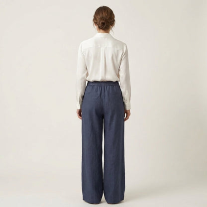 Miara | Wide-Leg Linen Pant - Image 3