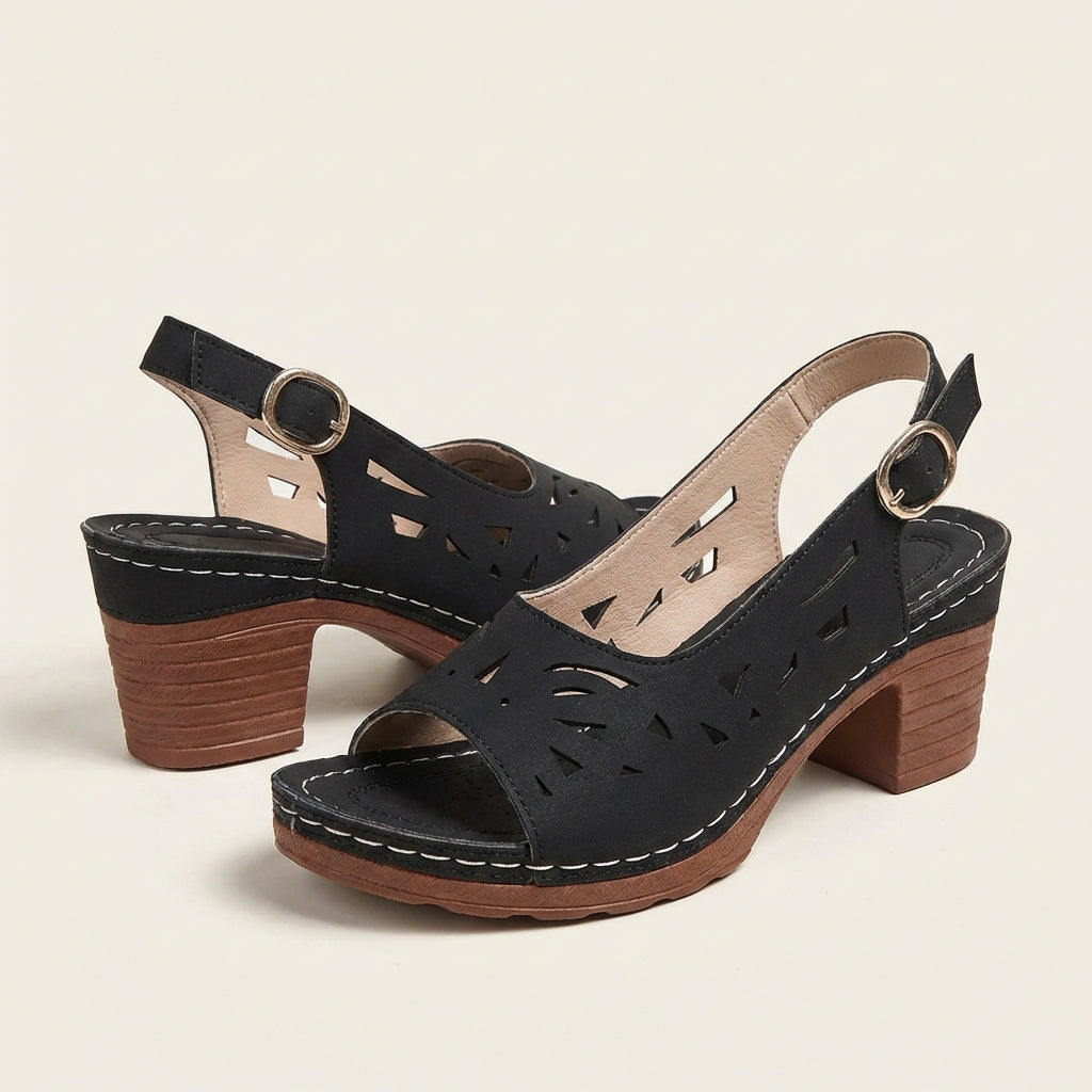 Carina | Roman Block-Heel Sandal - Image 3