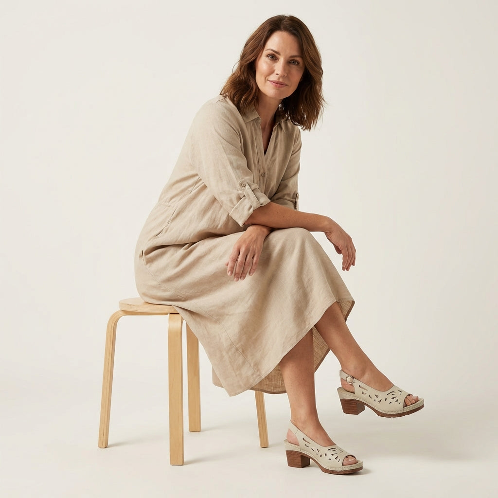 Carina | Roman Block-Heel Sandal - Image 2