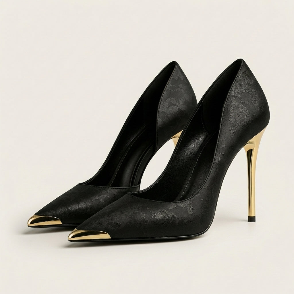 Drusilla | Satin Stiletto Pump - Image 3