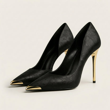 Drusilla | Satin Stiletto Pump - Image 3