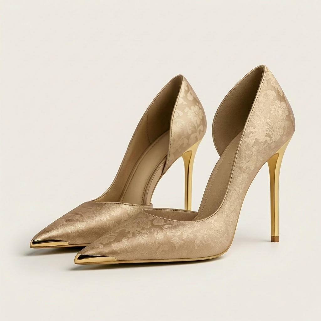 Drusilla | Satin Stiletto Pump - Image 7