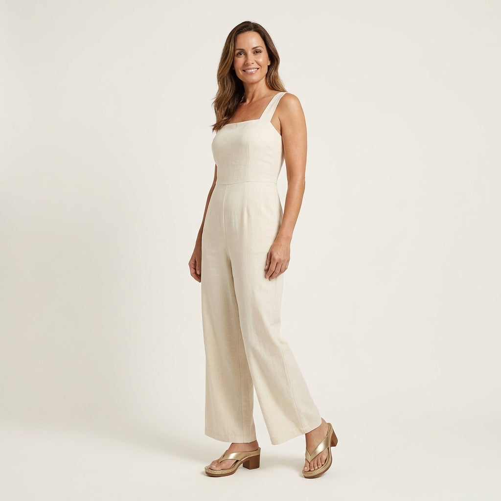 Anslie | Leather Toe-Loop Block Heel Sandal - Image 6