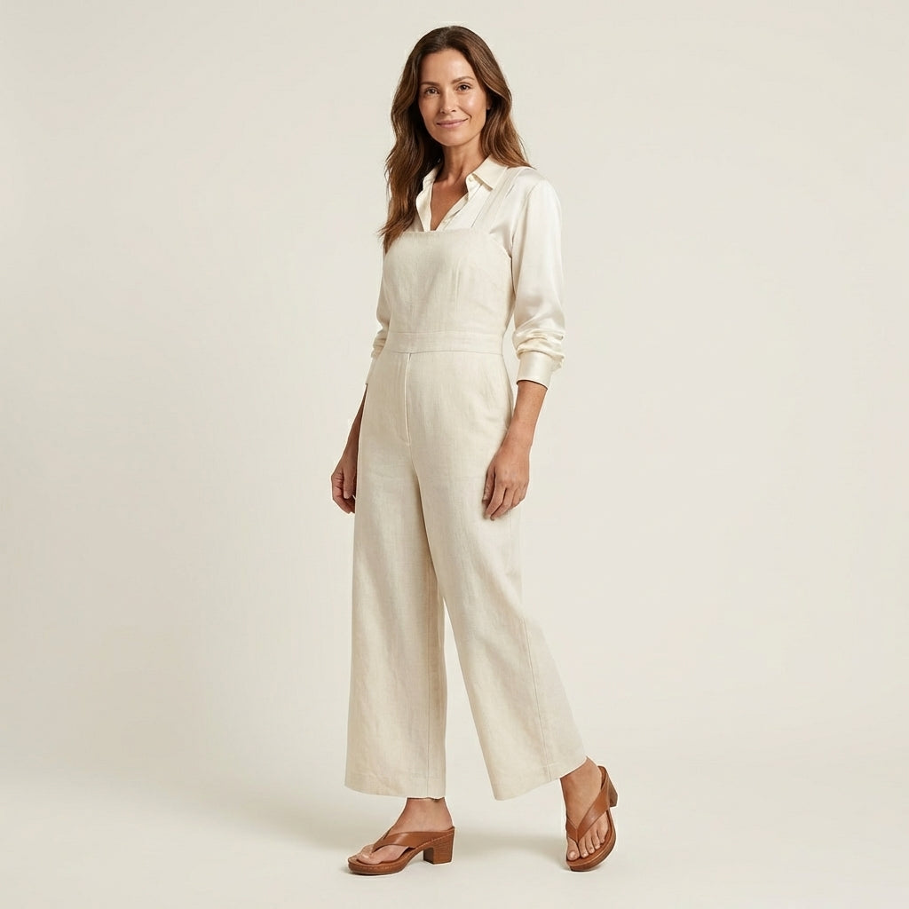 Anslie | Leather Toe-Loop Block Heel Sandal - Image 4