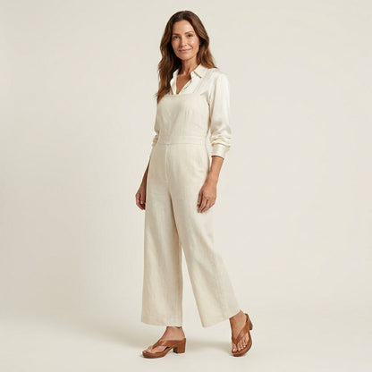 Anslie | Leather Toe-Loop Block Heel Sandal - Image 4