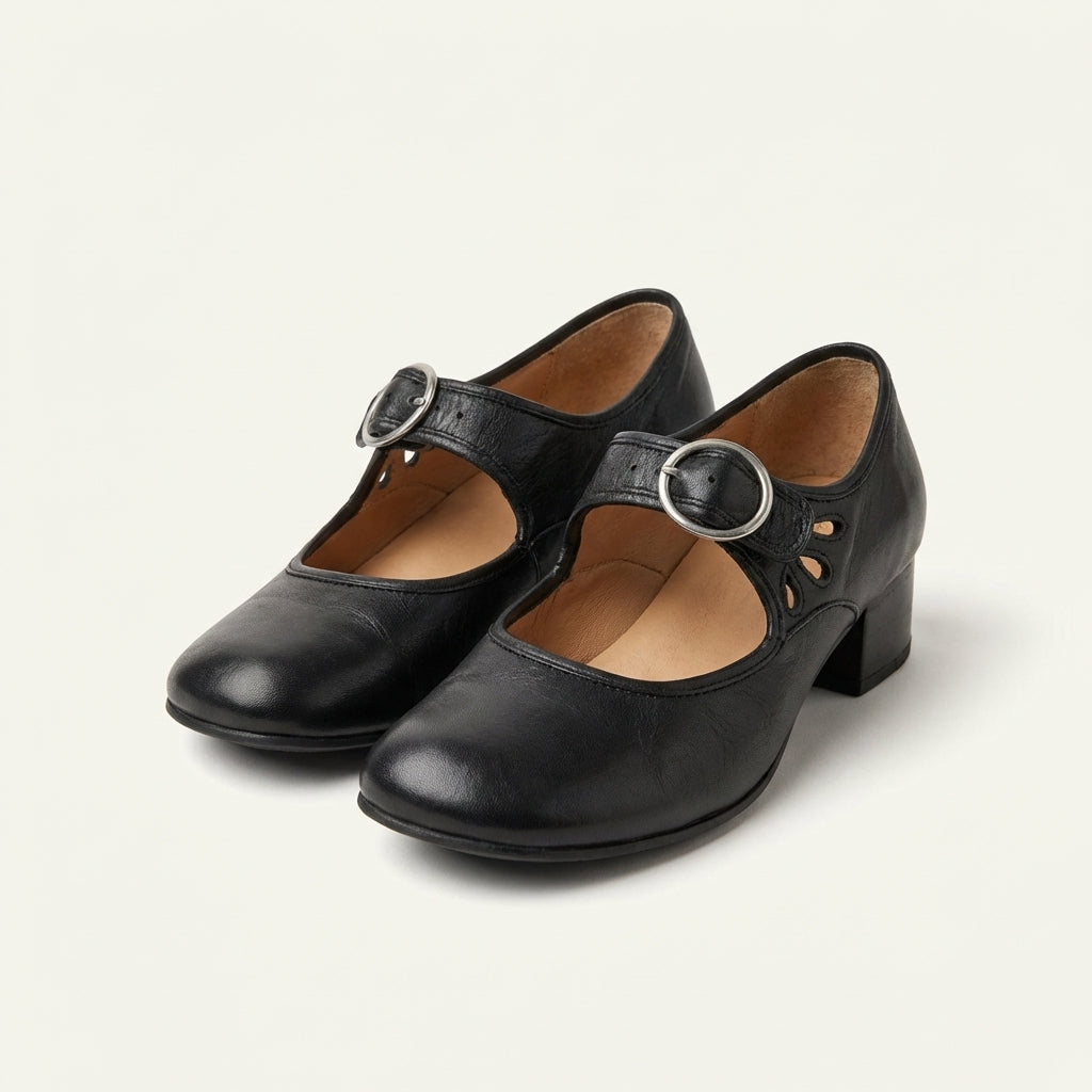 Glenette | Mary Jane Block Heel - Image 7