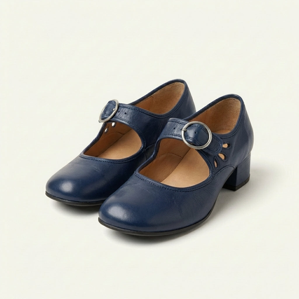 Glenette | Mary Jane Block Heel - Image 5