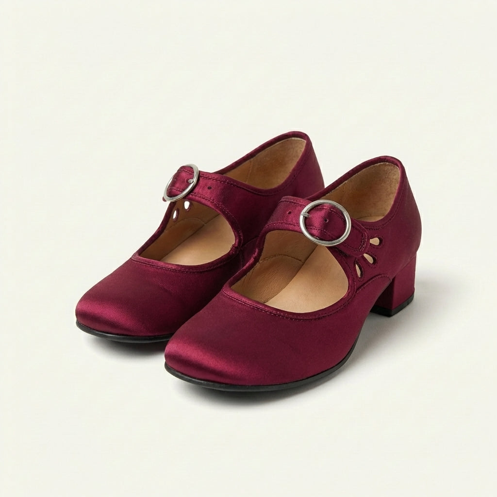 Glenette | Mary Jane Block Heel - Image 3
