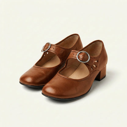 Glenette | Mary Jane Block Heel