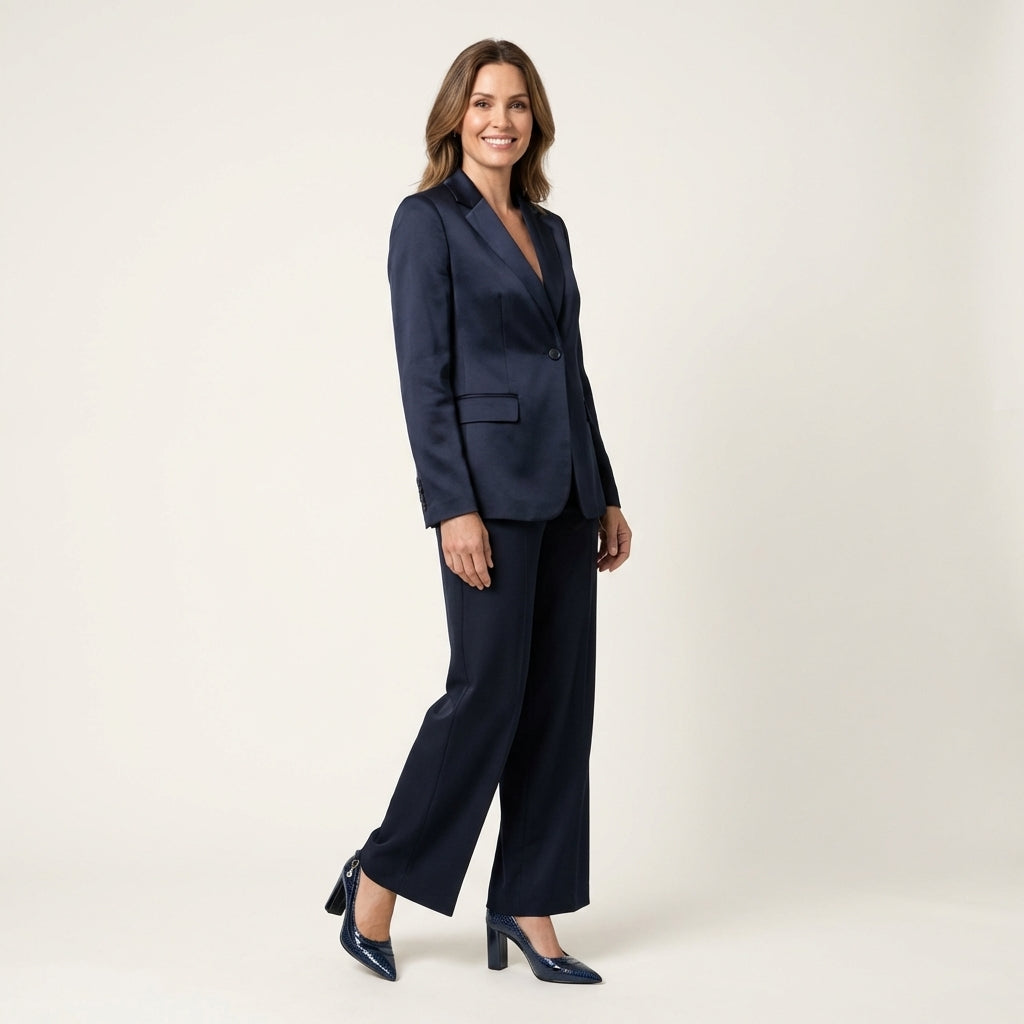 Argelia | Croc-Embossed Block Heel Pump - Image 2