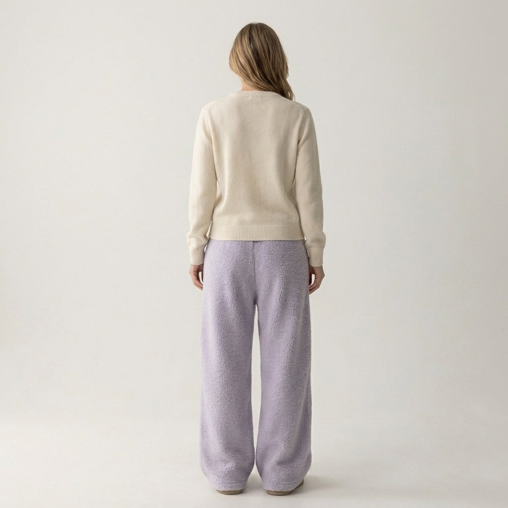 Emelda | Oversized Teddy Fleece Pants - Image 8