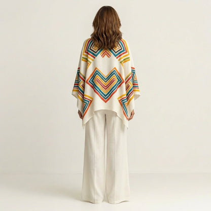 Josephine | Printed Kaftan Top & Wide-Leg Pants Set - Image 14